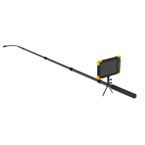 4K telescopic carbon fibre pole inspection camera system
