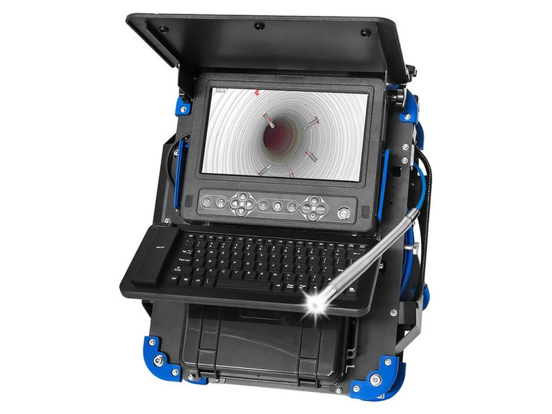 Drain and sewer CCTV inspection camera reel