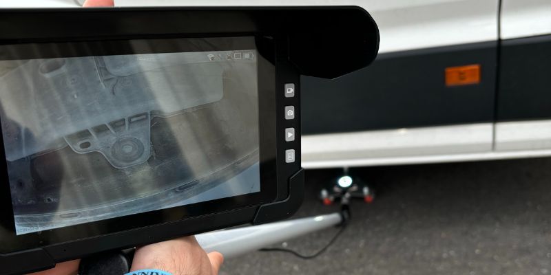 Under Vehicle with feed