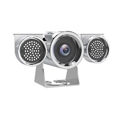 5MP IP POE Underwater Network Camera with Dual LED Light Source - 316Stainless Steel