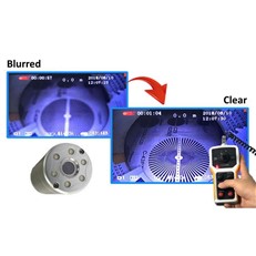 UKIC 50mm Self-Levelling Drain Inspection Camera System with 9 inch TFT Colour Screen