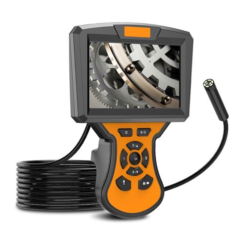 Inspection Endoscope 5.5mm Handheld Dual Lens  Waterproof 1080P HD Borescope Camera with 5inch IPS Screen