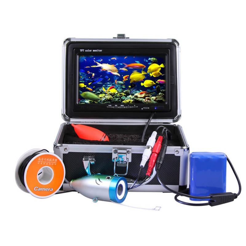 Underwater Fishing Camera, Fish Finder, Rod Reel, Colour Monitor