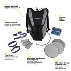 Dragonfly® CCTV Cleaning Kit with OVA8 Reach Pole - 6m to 10m Options