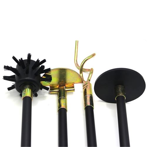 Pack Of 10 Drain Rod Kit Flexible Double Screw Sewer Rod Set