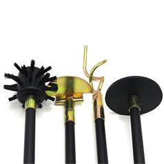 Pack Of 10 Drain Rod Kit Flexible Double Screw Sewer Rod Set