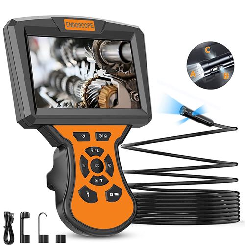 5 Inch Triple Lens Inspection Camera with 1m/3m/5m Cable 1080p