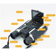 Digital Binoculars with FHD 1080P Video Photo Camera Recorder 2.4inch IPS LCD Display