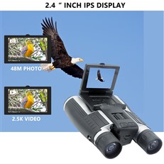 Digital Binoculars with FHD 1080P Video Photo Camera Recorder 2.4inch IPS LCD Display