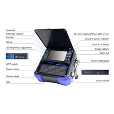 Integrated HD Pipe Inspection Camera with Pan and Tilt Camera, 30m Cable and LCD Screen