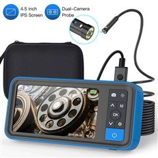 UK Inspection Camera 8mm Dual Lens Cavity Camera and Endoscope with 4.5 inch HD IPS Colour Screen MS450