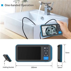 UK Inspection Camera 8mm Dual Lens Cavity Camera and Endoscope with 4.5 inch HD IPS Colour Screen MS450