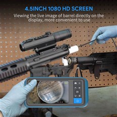 Teslong Rifle Borescope with 4.5'' Screen, 0.2inch Gun Cleaning Camera Fits