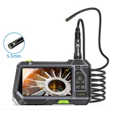 UK Inspection Camera 5.5mm Dual Lens Cavity Camera and Endoscope with 5 inch HD IPS Monitor NTS500