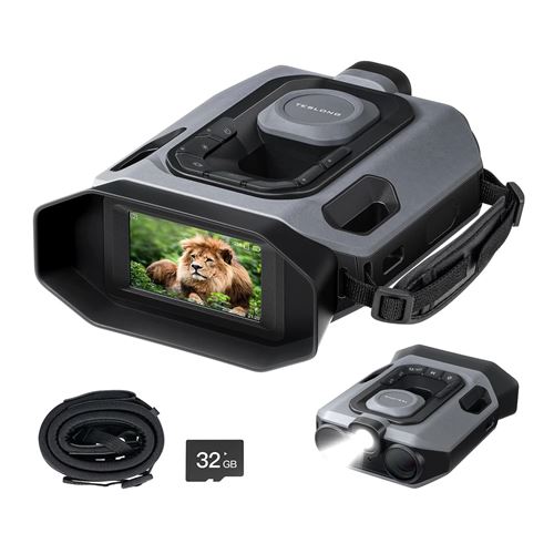 Teslong NV-G01 Night Vision Binoculars with 3 Inch LCD & 1080P Video