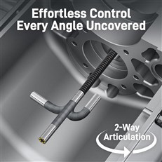 Teslong Two-Way Articulating Borescope 5.5mm with 5 Inch IPS Screen