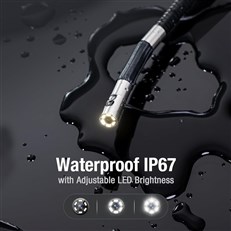 Teslong Two-Way Articulating Borescope 5.5mm with 5 Inch IPS Screen