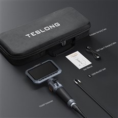 Teslong Two-Way Articulating Borescope 5.5mm with 5 Inch IPS Screen