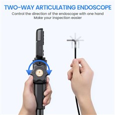 TD450 Handheld Articulating Endoscope Inspection Camera with 4.5 inch IPS LCD Screen