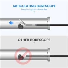 TD450 Handheld Articulating Endoscope Inspection Camera with 4.5 inch IPS LCD Screen