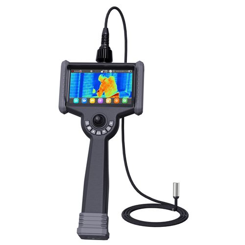 Thermal Imaging Endoscope with 2m Probe, 16.5mm Camera, 6" Touchscreen & 4-Way Articulation