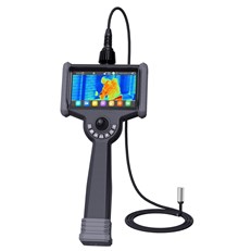 Thermal Imaging Endoscope with 2m Probe, 16.5mm Camera, 6" Touchscreen & 4-Way Articulation