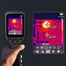 Thermal Imaging Camera with High-Resolution Display - Handheld Infrared Heat Detector