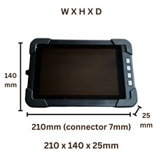Dimensions for 7 inch Screen