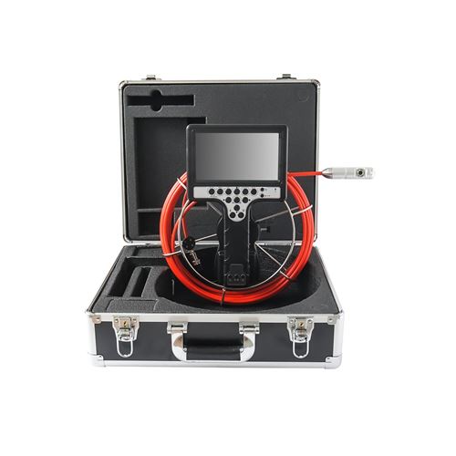 UK Inspection Camera 20m 360 degree Pan and Zoom Waterproof Drain Camera with Hand Held Monitor