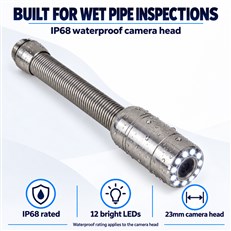 Short Camera for tight bends
