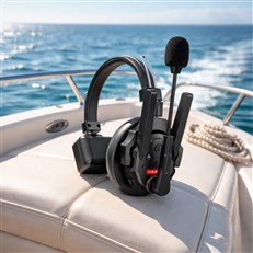 Headset on boat